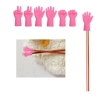 2 Nadelstopper für Nadeln, Nadelkappe - Schere, Stein, Papier