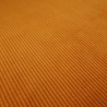 Stoff Stretch Cord Breitcord uni rost orange Kleiderstoff