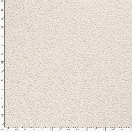 Stoff schwerer Bouclé Mantelstoff Kleiderstoff wollweiß creme