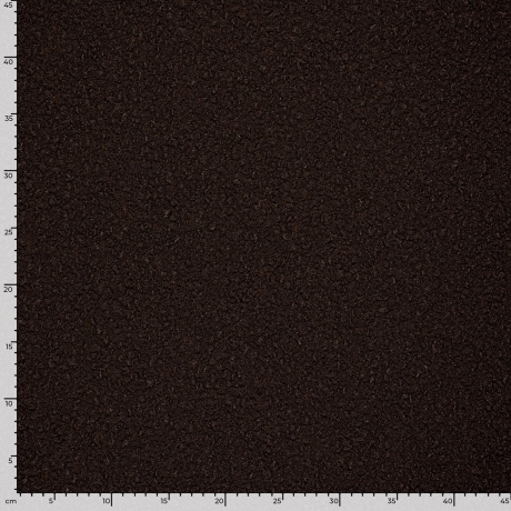 Stoff schwerer Bouclé Mantelstoff Kleiderstoff schoko Dekostoff