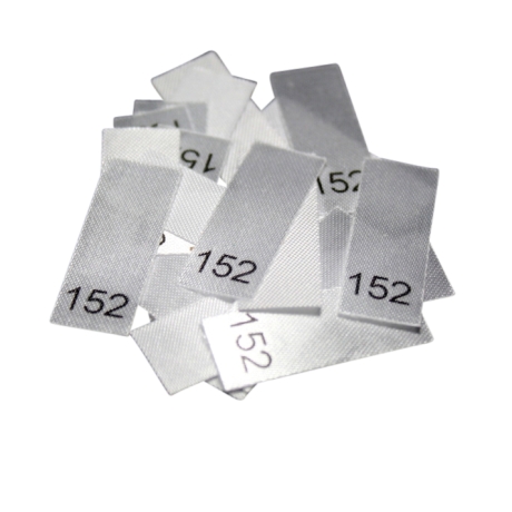 25 Größenetiketten von Größe 56 bis 176 wählbar