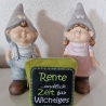 2x Stickdatei - Rente - Mugrug und Untersetzer stickdirwas