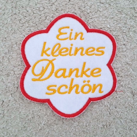 2x Stickdatei Dankeschön Mugrug Untersetzer stickdirwas