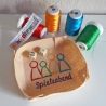 6x Stickdatei Figuren Spieleabend für Würfelschale