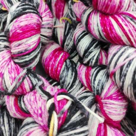 Sockenwolle Handgefärbt, Merino, Ombre Färbung
