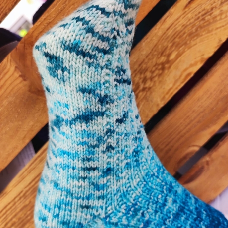 Sockenwolle Handgefärbt, Merino, Ombre Färbung