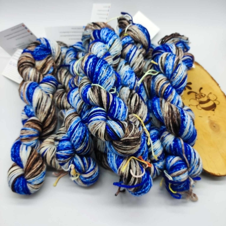 Sockenwolle Handgefärbt, Merino, Ombre Färbung