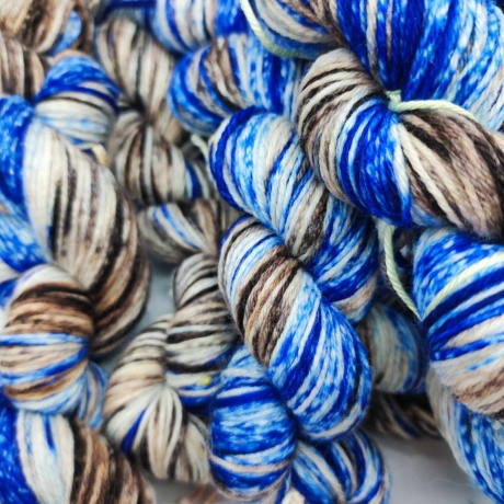 Sockenwolle Handgefärbt, Merino, Ombre Färbung