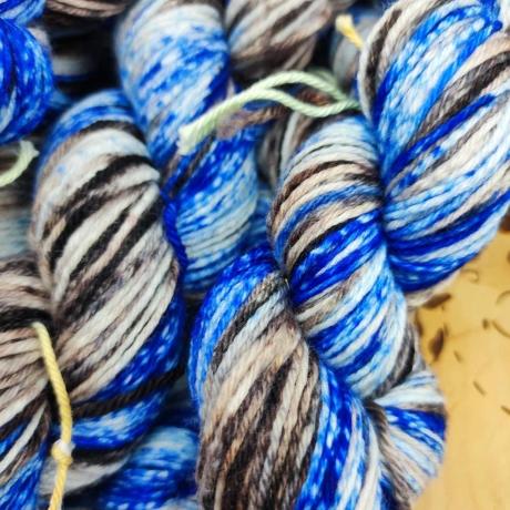 Sockenwolle Handgefärbt, Merino, Ombre Färbung