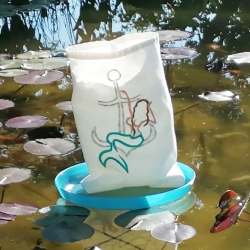 2x Ankernixe Nixe Stickdatei Satinstick 2 Größen stickdirwas