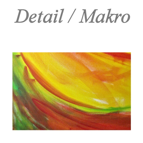 MK1 Art Bild Leinwand Abstrakt Kunst Malerei Acrylbild Sonne XXL