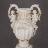 Schöne, große, dekorative Vase mit Engeln. 70 cm.