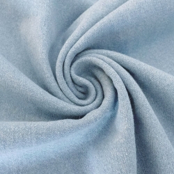 Stoff Baumwolle 10oz Stretch Denim Jeansstoff hellblau Hosenstoff