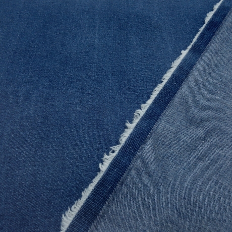 Stoff Baumwolle 10oz Stretch Denim Jeansstoff blau Hosenstoff