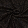 Stoff Stretch Spitze Spitzenstoff Blumenmuster braun dunkelbraun 