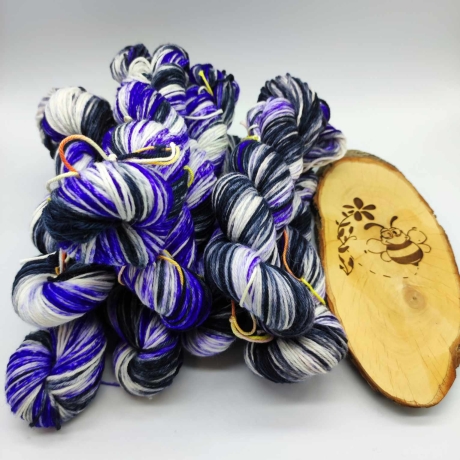 Sockenwolle Handgefärbt, Merino, Ombre Färbung