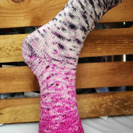 Sockenwolle Handgefärbt, Merino, Ombre Färbung