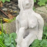 ceramic female nude  edge stool