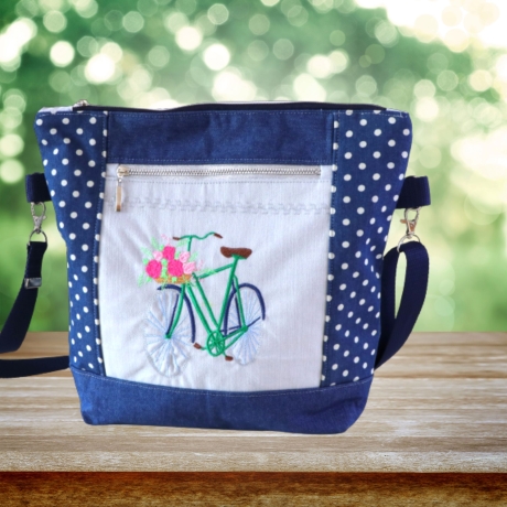Umhängetasche/Schultertasch/Handtasche/crossover bag/ Fahrrad
