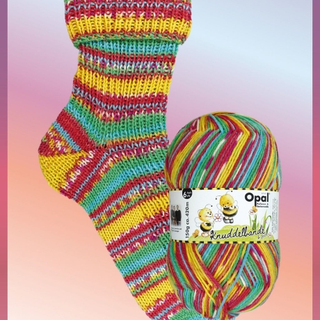 Opal Knuddelbande, 6-fädige Sockenwolle, Farbe 11324