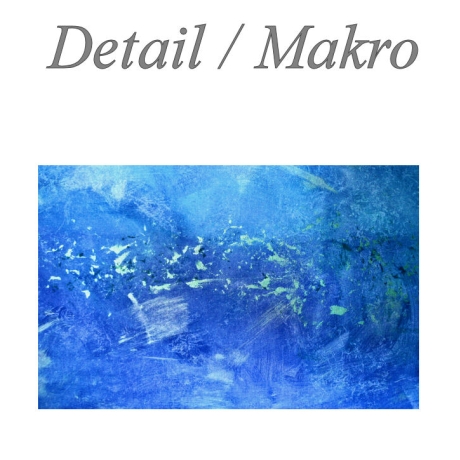 MK1 Art Bild Leinwand Abstrakt Kunst Malerei Acrylbild Blau XXL