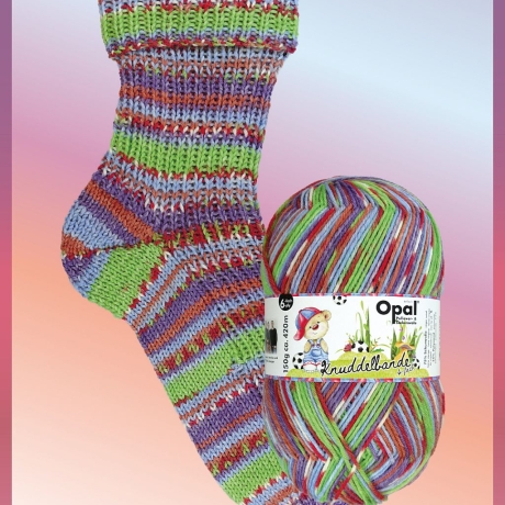 Opal Knuddelbande, 6-fädige Sockenwolle, Farbe 11320