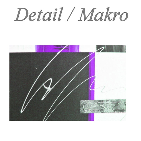 MK1 Art Bild Leinwand Abstrakt Kunst Malerei Acrylbild lila