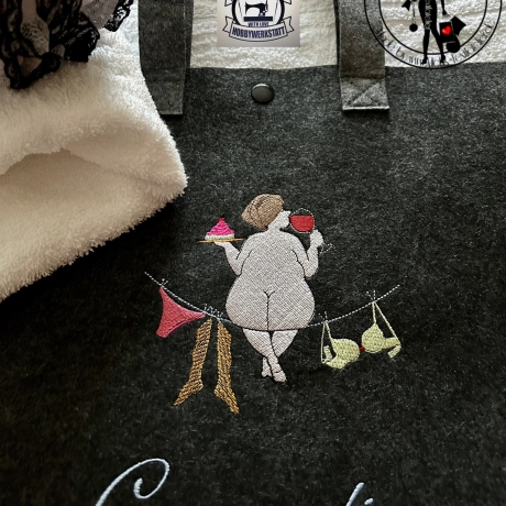 Bertha - Carpe diem - Stickdatei by Michis Textilatelier