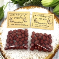 Zauberhaftes Ostergeschenk: Ostergrüße - Hasenköttel zum naschen