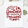 Nur einen besten Papa Plotterdatei SVG DXF FCM