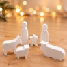 Krippe, moderne Weihnachtskrippe,Weihnachten,Wichteln,Mitbringsel