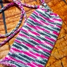 Handytasche Handyhülle Smartphonhülle mit Band zum umhängen Pink
