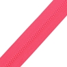 Reißverschluss neon pink Knochen neonpink + Zipper silber REST