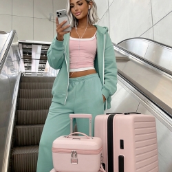 Oversize Jogger Anzug 2-Teiler wide leg Hose Jacke XS/S & M/L 