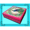 Holzschatulle Schmuckschatulle Punktmalerei Decoupage Kristalle