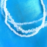 Perlenarmband-Set♥3-teilig♥Weiss-Transparent♥von Hobbyhaus