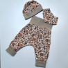 Babymütze Babyhose Baby 3er-Set Gr.68 Mütze Hose Babytuch Jogging