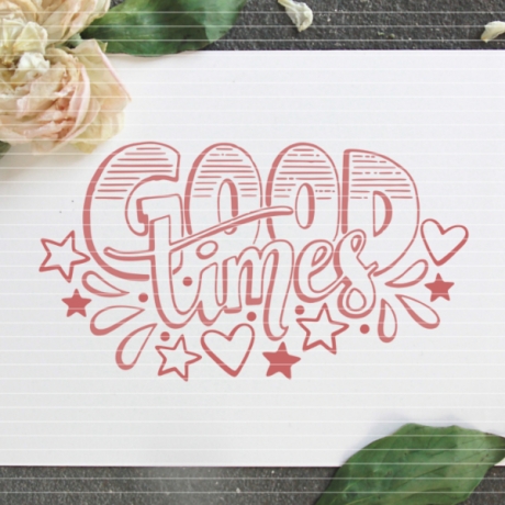 Good Times Plotterdatei SVG DXF FCM