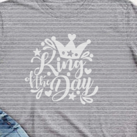 King of the Day Plotterdatei SVG DXF FCM