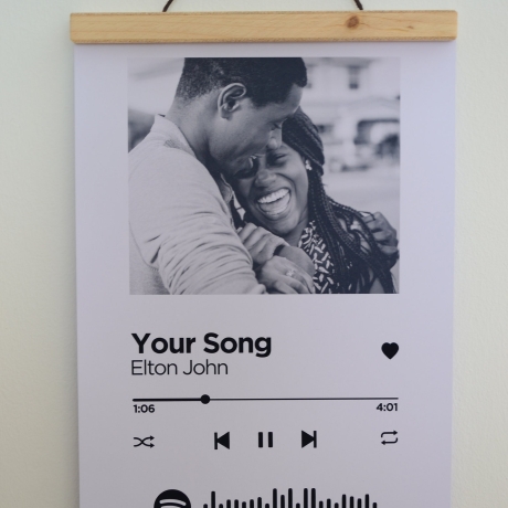 Personalisierbares Spotify-Design Poster | DIN A4, A3, Download