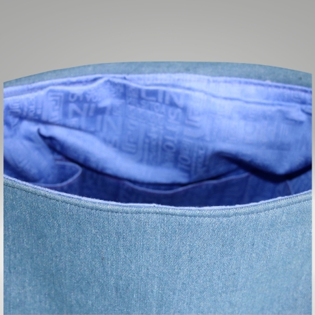 Umhängetasche Damen-Jeanstasche-blaue Tasche-handmade-Stofftasche