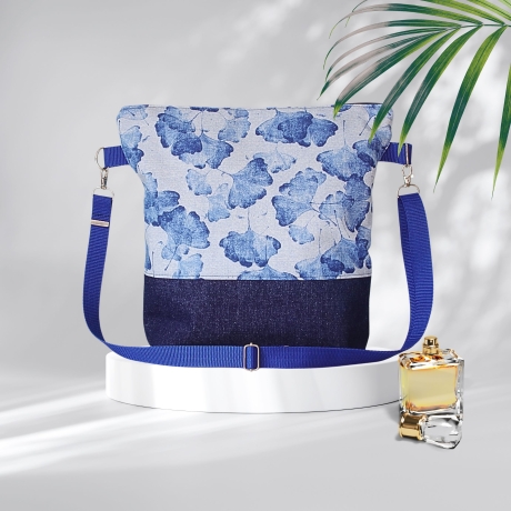 Umhängetasche Damen/Schultertasche/Handtasche /Ginkgo Blatt