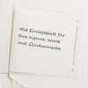 Weihnachtskarte frohe Weihnachten Rot & Silber Festtag-Karte