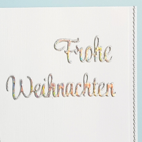 Weihnachtskarte frohe Weihnachten Festtag-Karte für Kinder süß