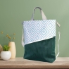 Umhängetasche/große Tasche/shopper/Tagetasche/Henkeltasche/grün