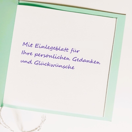 Weihnachtskarte frohe Weihnachten Festtags-Karte Schwarz & Silber