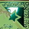 Weihnachtskarte frohe Weihnachten Grün-Metallic Gold Heilig Abend