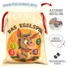 Eselspiel 2.0 Volle Zahlen 121 Teile Holz + Beutel Familienspiel 