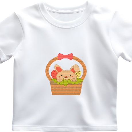 Stickdatei Häschen im Osterkörbchen 10 x 10 cm 17 Dateien