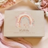 Erinnerungsbox Regenbogen Einschulung Geburt Geburtstag Taufe
